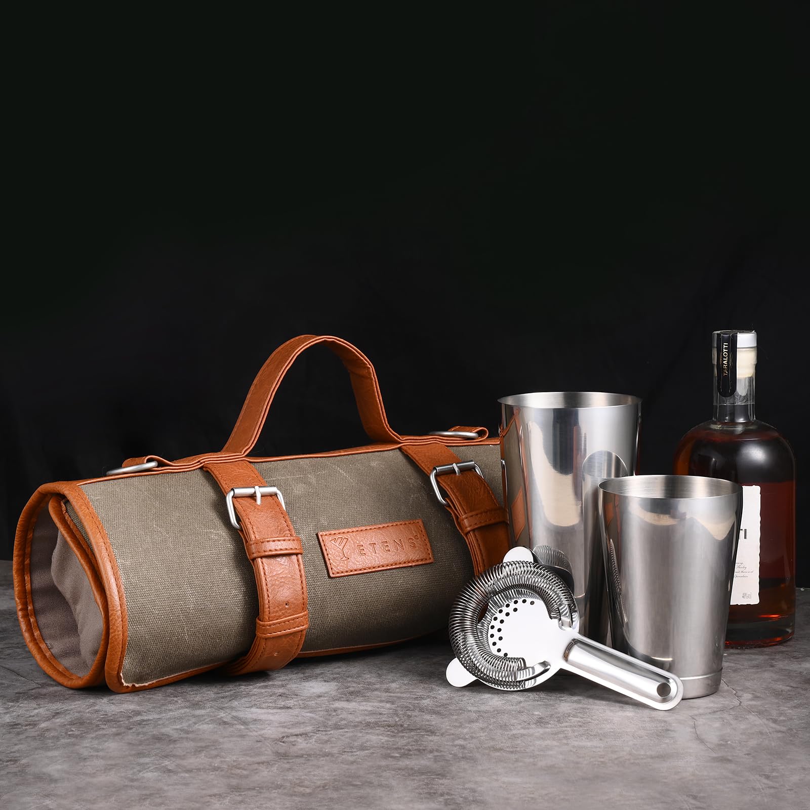 Etens waxed canvas bag adds rugged, stylish vibe for travel and storage.