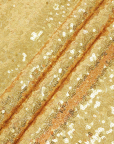 Eternal Beauty Gold Tablecloth cake table decor enhances overall party look