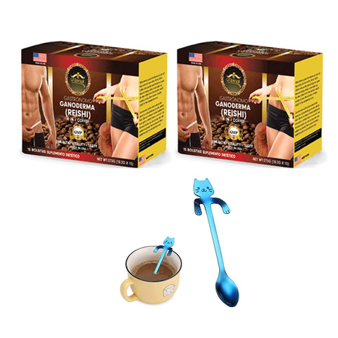 Eternal Spirit Beauty Ganoderma coffee pack 2 offers convenient 4-in-1 options for busy mornings.