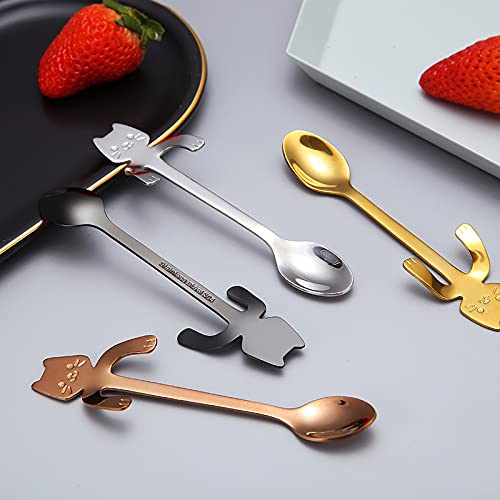 Eternal Spirit Beauty stainless steel mini cat spoon included for precise stirring.