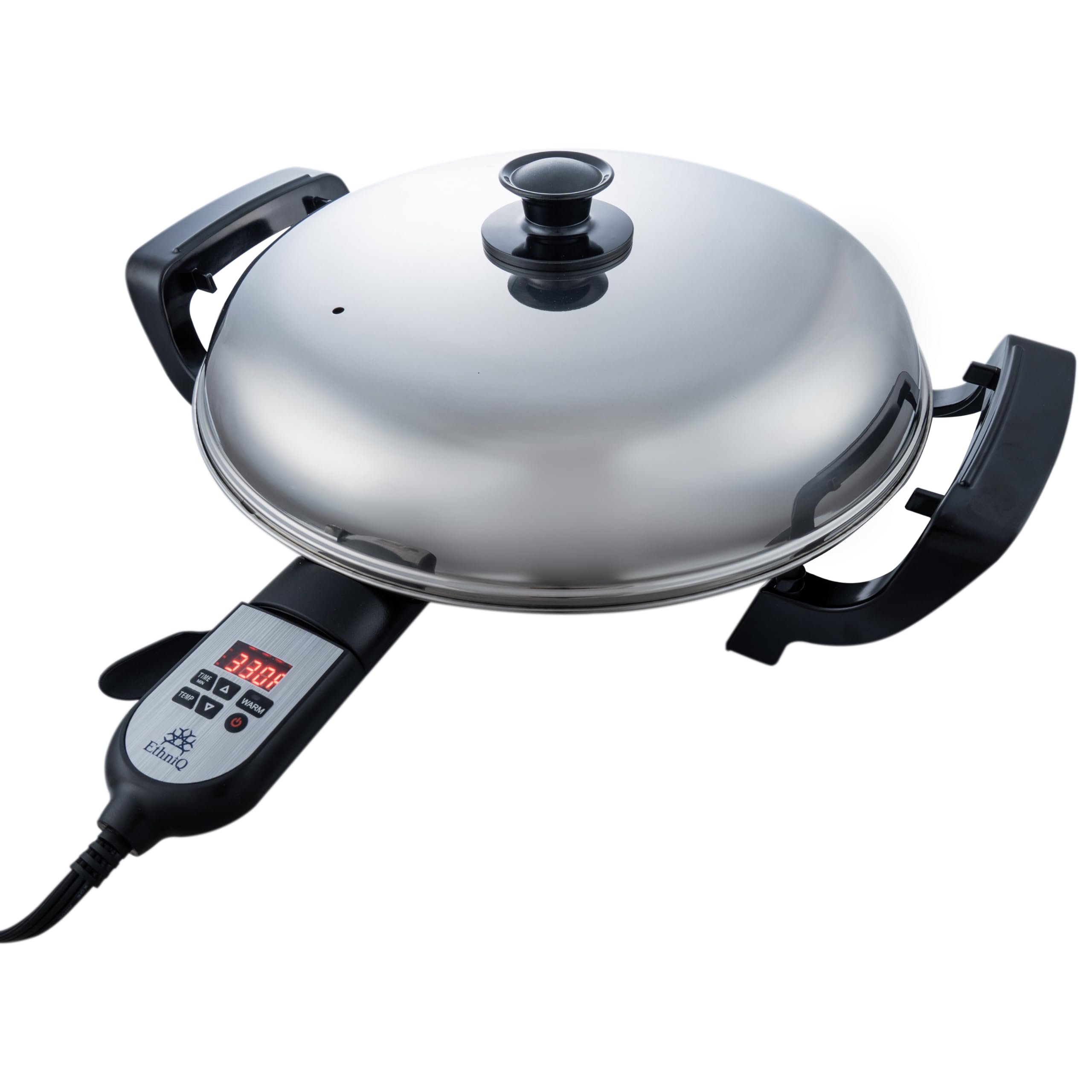 ETHNIQ 16in electric griddle with digital heat control for precise browning