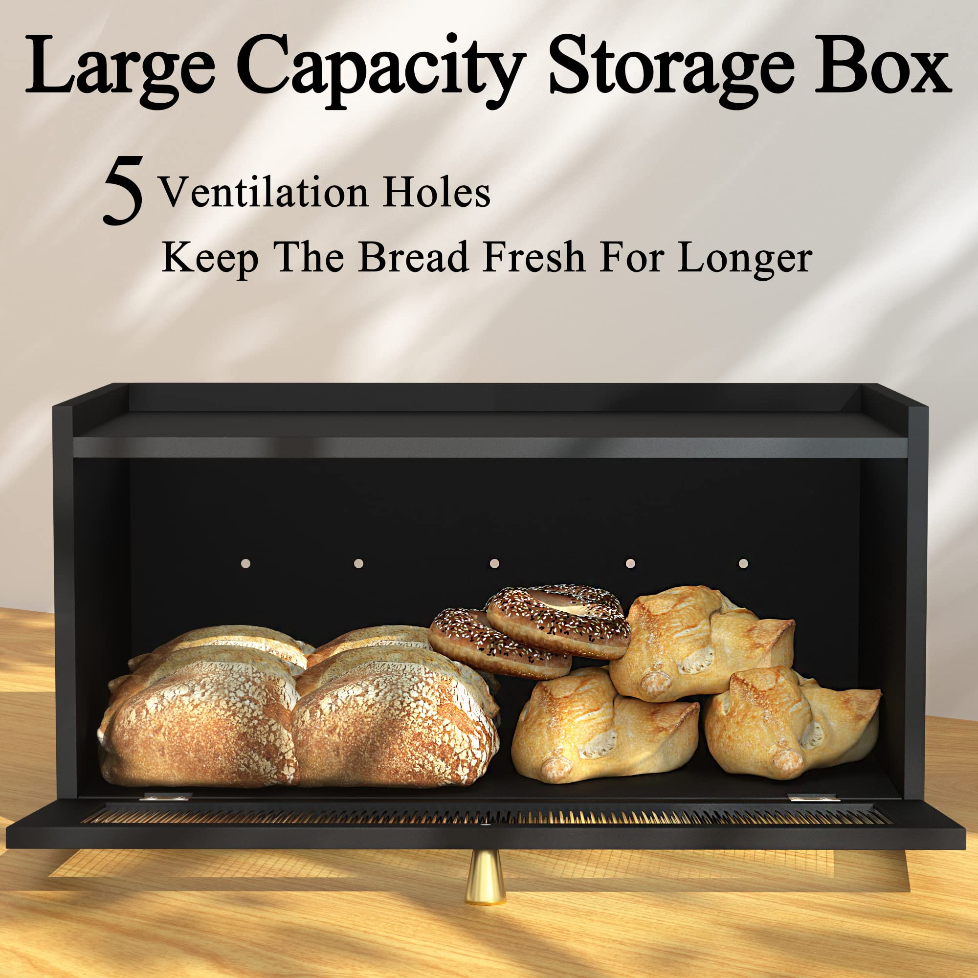 ETMI 500°F carbonized bamboo ensures durable, smooth-edged bread storage