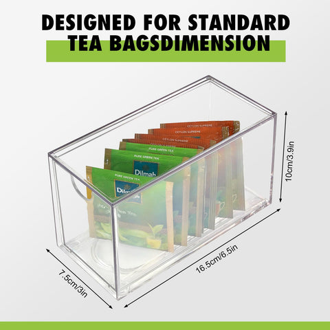 Ettrick tea bag drawer open showing easy access