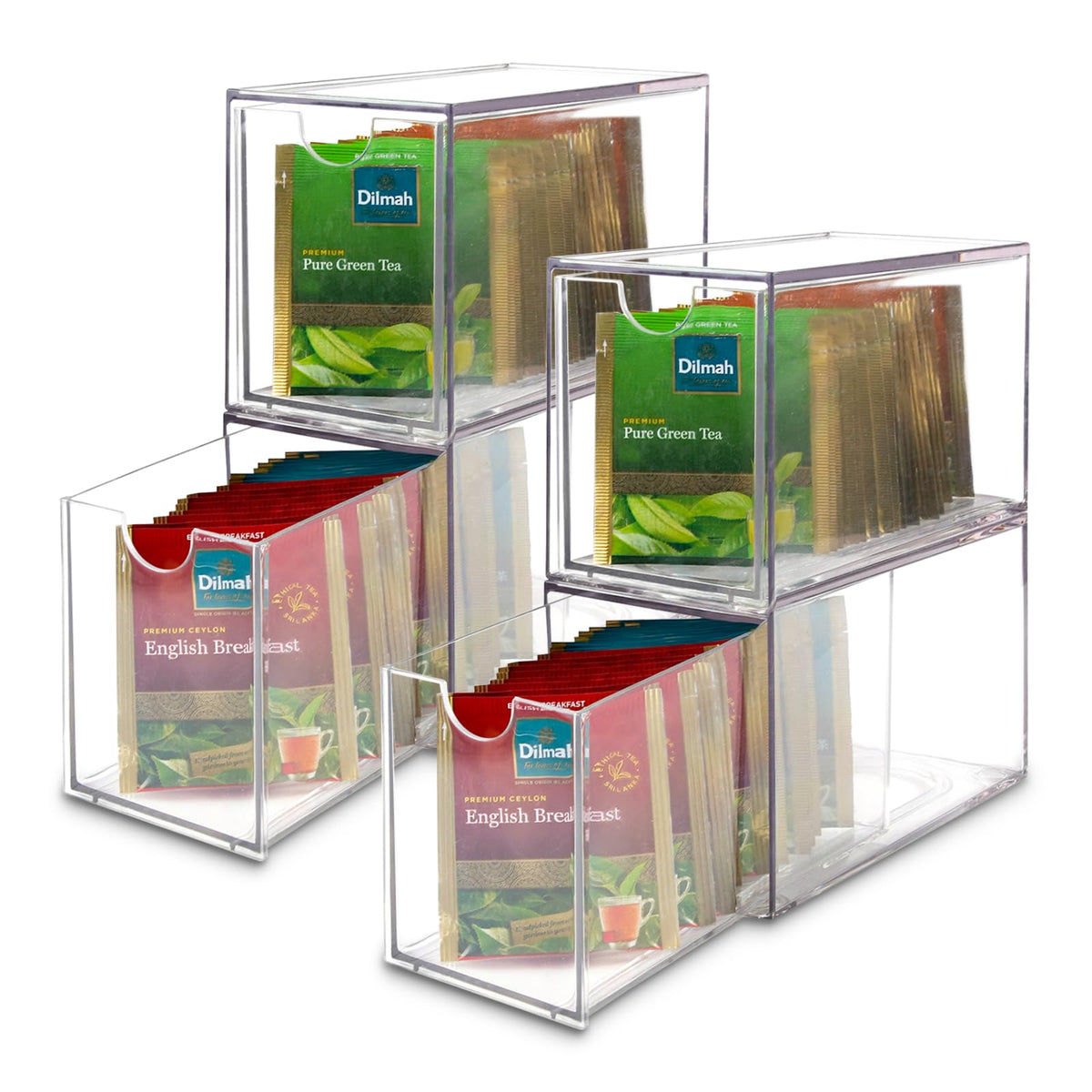 Ettrick tea bag organizer front view for quick tea selection