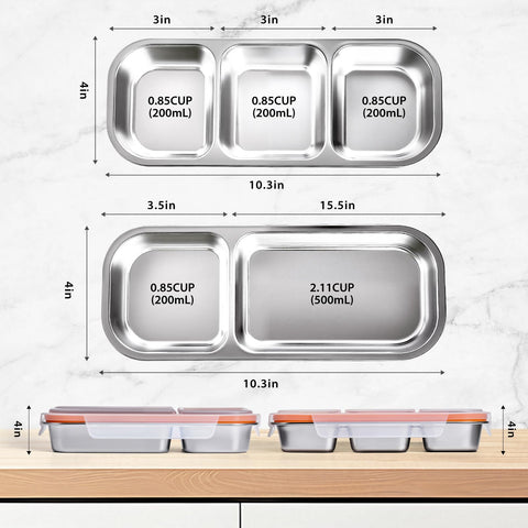 Leak-proof lids keep dips and snacks spill-free on the go.