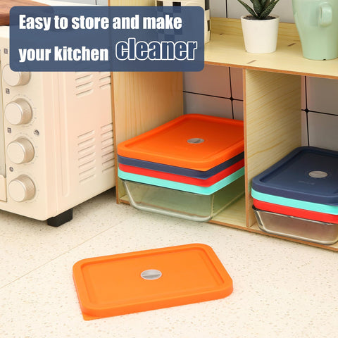 BPA-free, food-grade silicone lids from EuChoiz for reusable storage.
