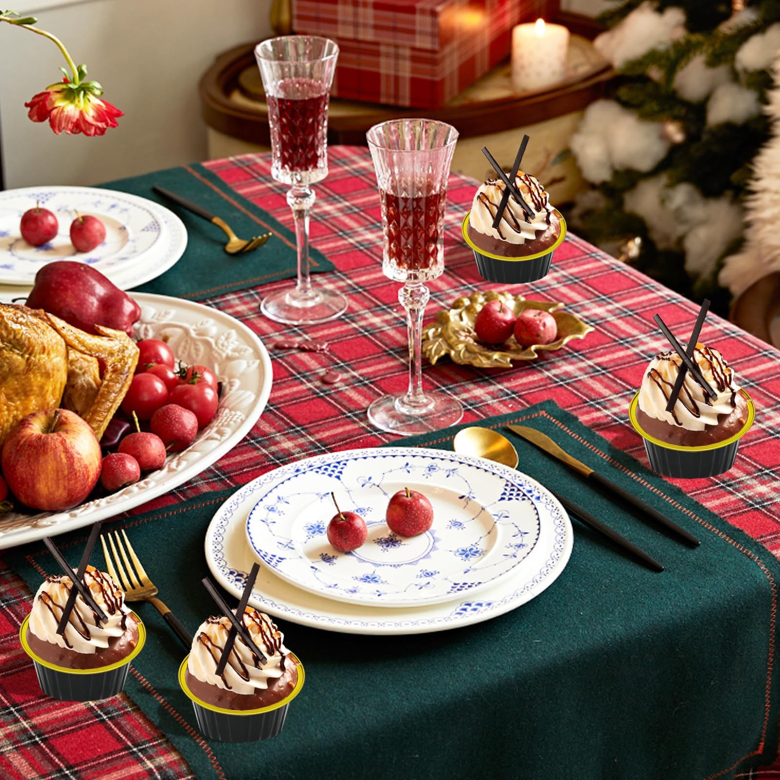 Eunika picnic dessert to-go cups keep treats fresh.