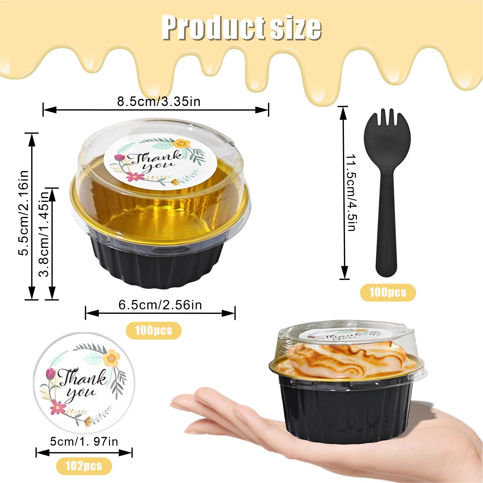 Eunika spoons and lids included for easy serving and gifting.