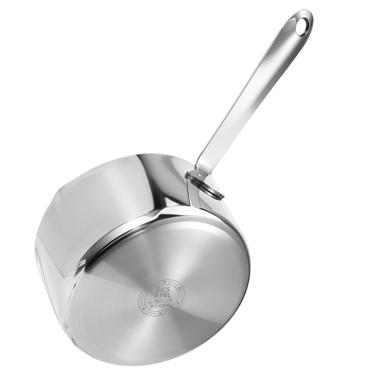 EupHHonycs stainless steel butter warmer is oven safe up to 600°F.