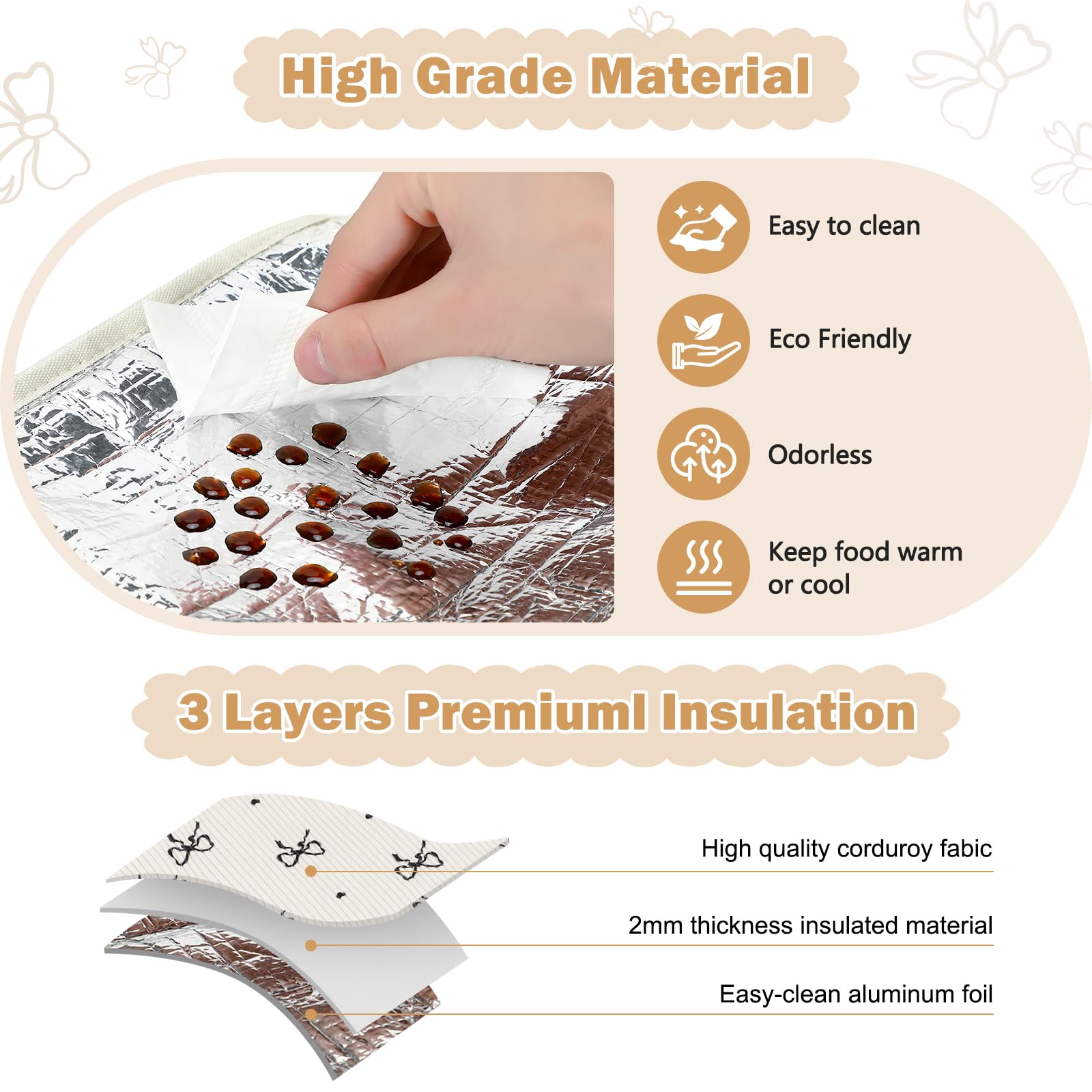 EurCross cotton handles offer comfortable carrying and hanging for daily use.