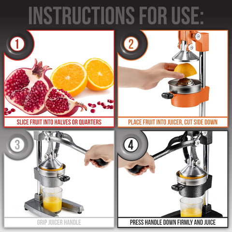 Eurolux juice collection cup in use displays ready-to-pour juice.