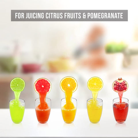 Eurolux removable contact-parts simplify cleaning after juicing.