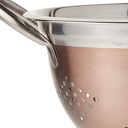 Euro-Ware colander with large welded handles for a sturdy grip