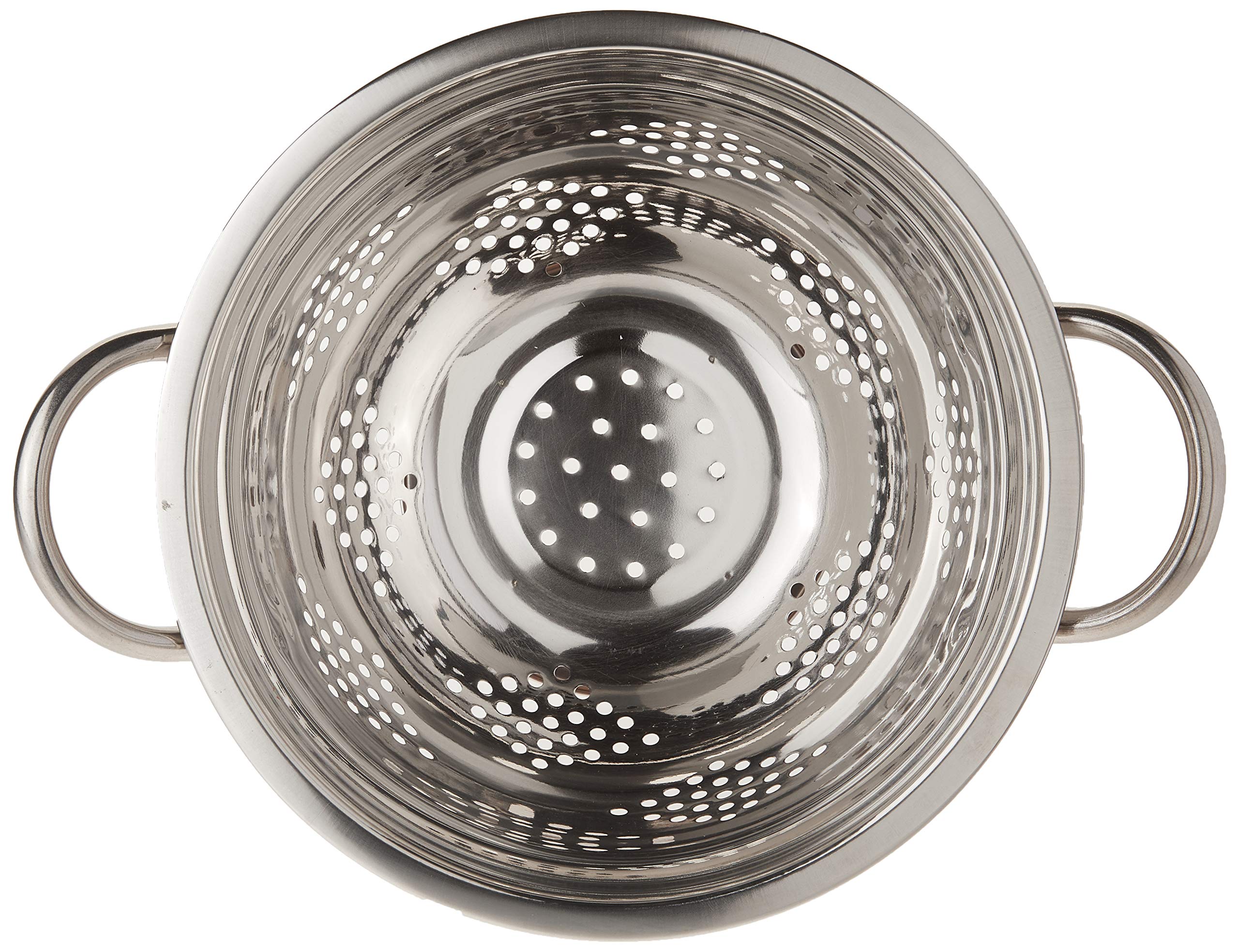 Euro-Ware stainless steel colander is rust-resistant and dishwasher safe
