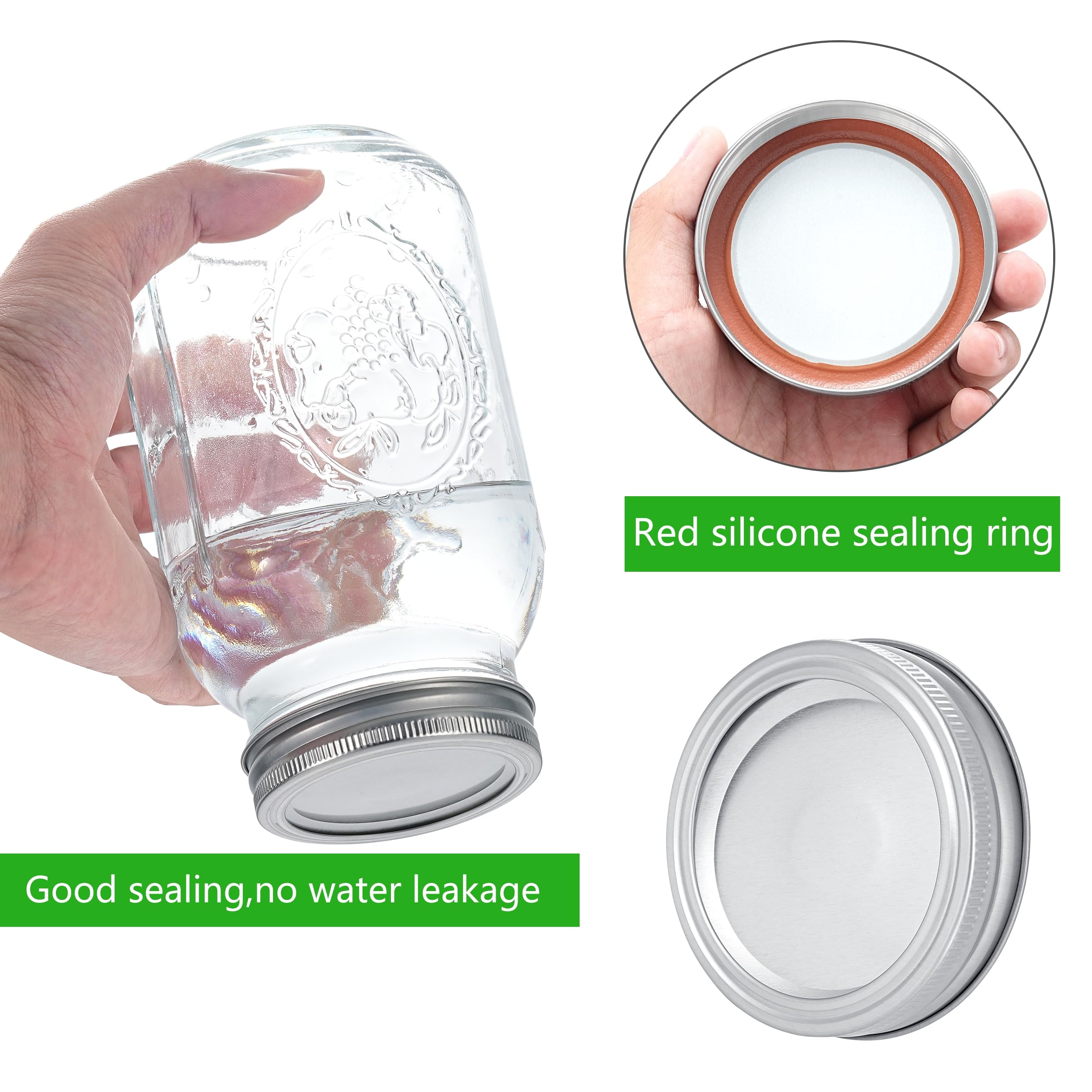 EvaHab split-type lids and rings closeup emphasizing easy use