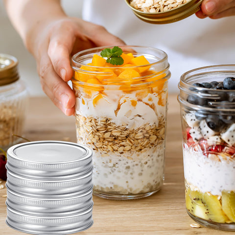 EvaHab universal-fit regular-mouth lids offer compatibility with standard jars