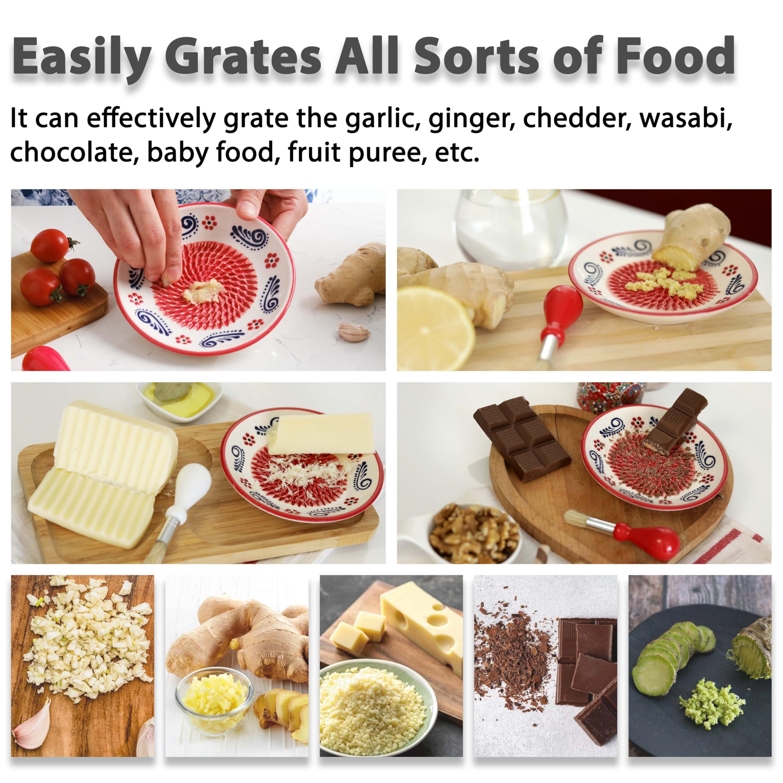 EVANILIFE display stand keeps the grater plate accessible on the counter