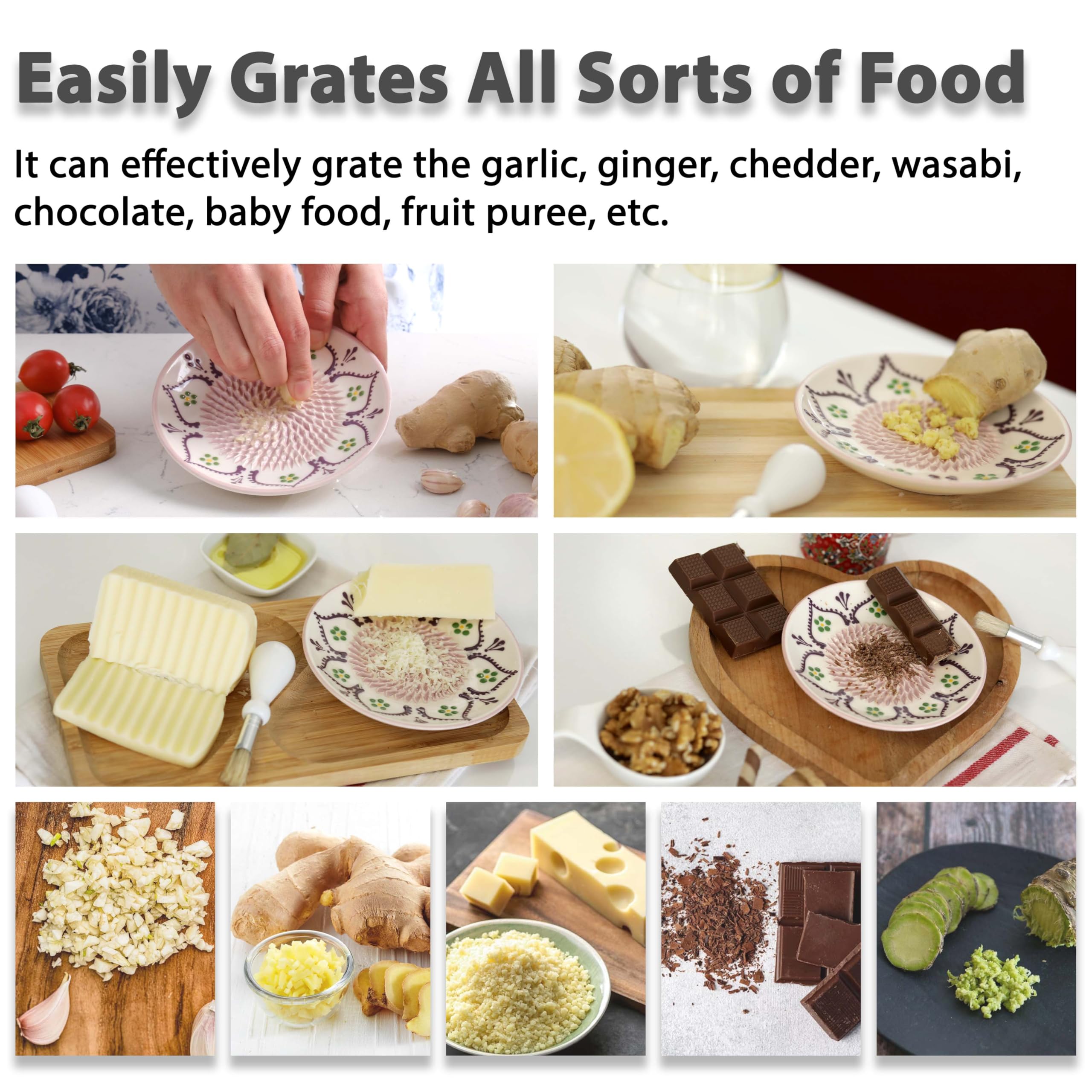 EVANILIFE display stand keeps your grater plate ready for gifting.