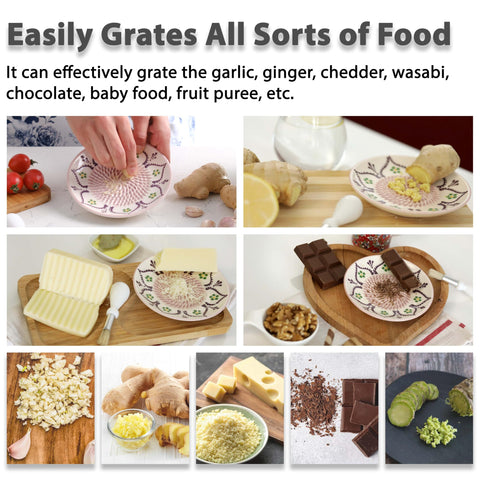 EVANILIFE display stand keeps your grater plate ready for gifting.