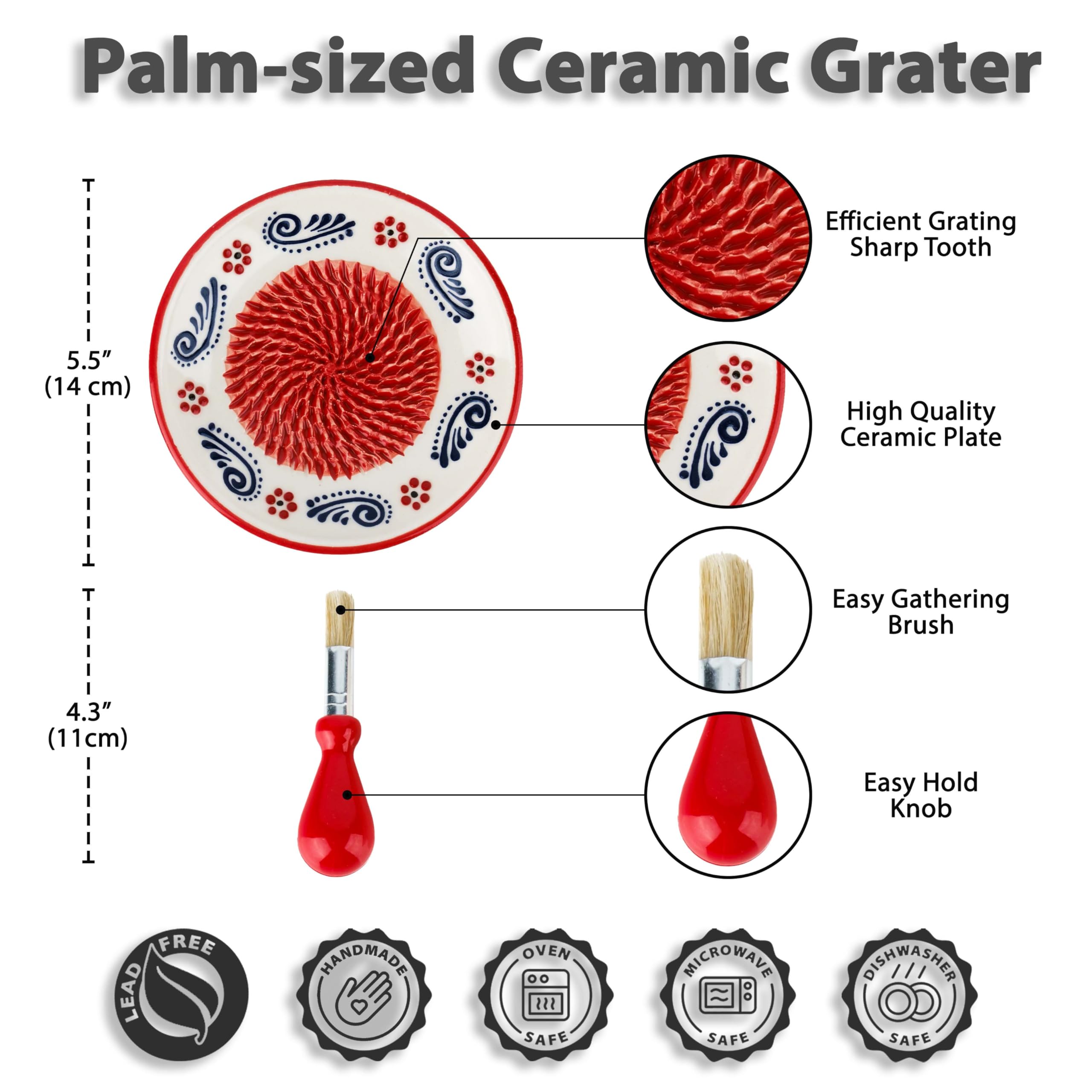 EVANILIFE handmade ceramic plate detail adds unique artistry to your kitchen