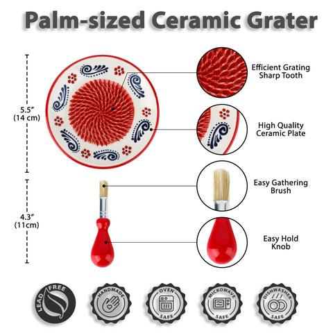 EVANILIFE handmade ceramic plate detail adds unique artistry to your kitchen