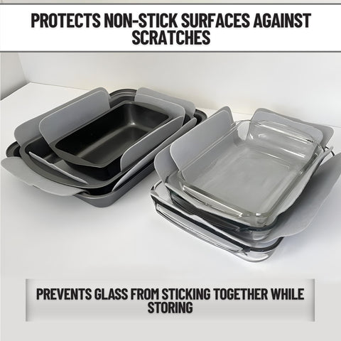 Evelots stack protection pads prevent items from locking during storage.