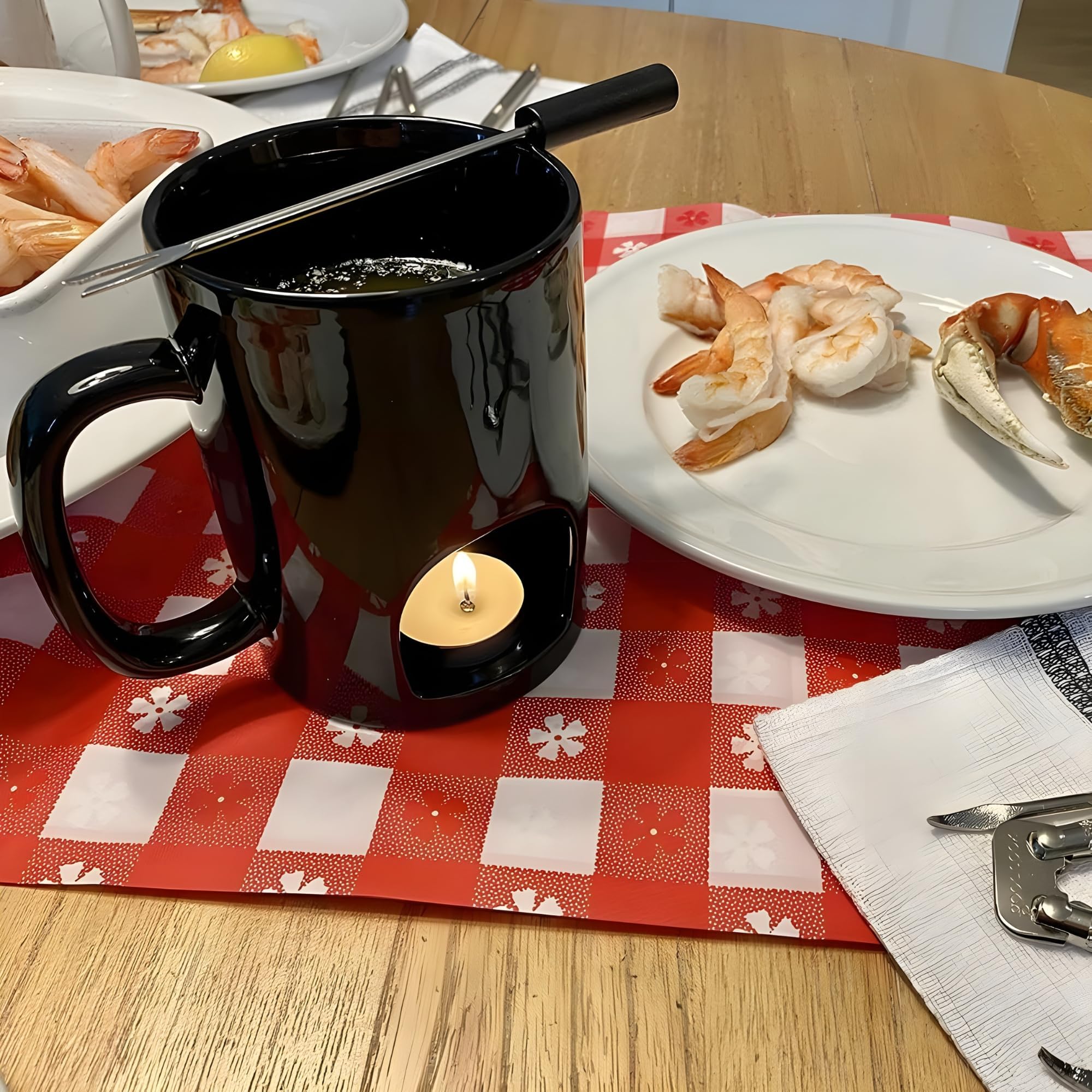 Evelots fondue mug set gift-ready packaging for celebrations