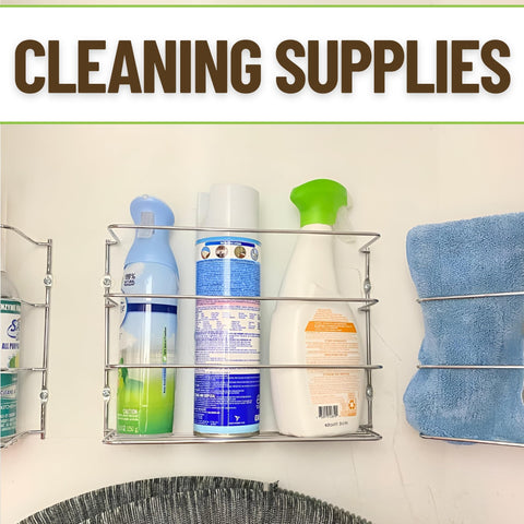 Durable hardware included with Evelots wrap organizer for easy installation.