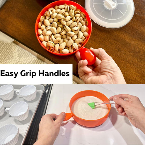 Evelots microwave-safe bowls ready for quick reheating