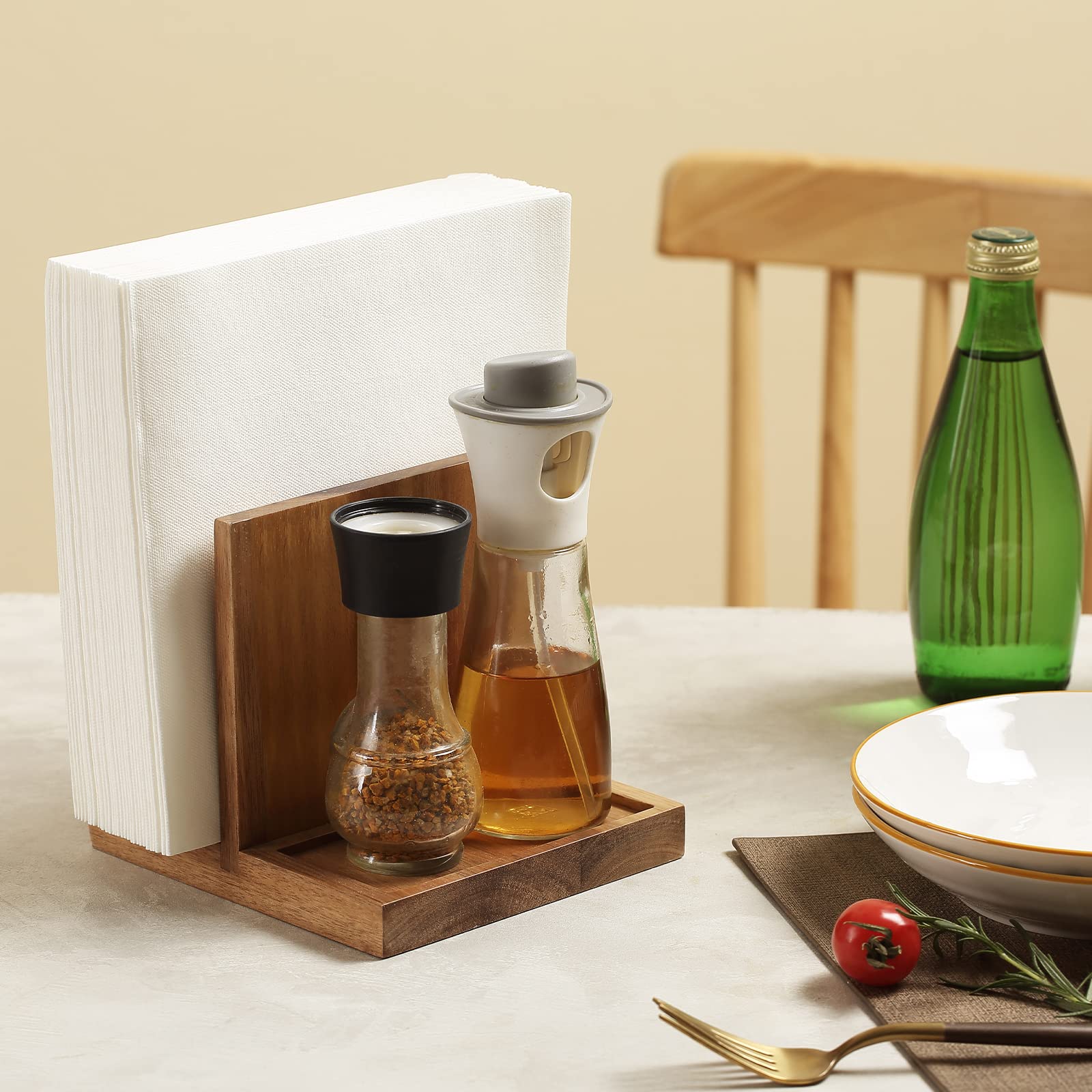 EverBBKing versatile napkin holder for home, restaurant, or party setups.