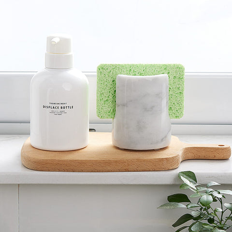 EVERBBKING marble sponge-drying station helps air-dry sponges after washing.