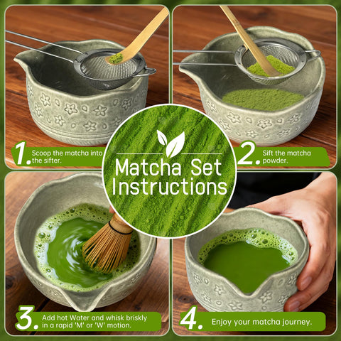 EVERECO Matcha Sifter for a smooth, dust-free texture