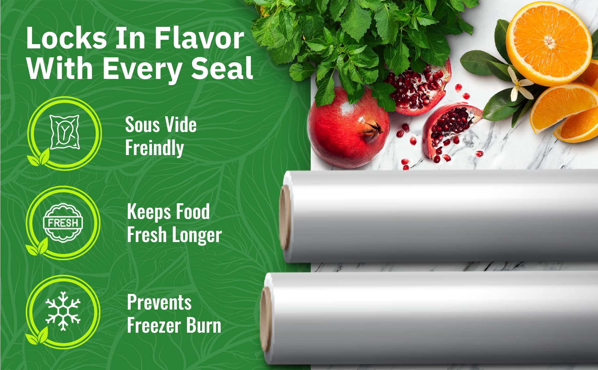 EverFresh BPA-free PA/PE material symbol on packaging.