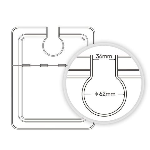 EVERIE insulation sleeve helps keep heat in, reducing energy loss.