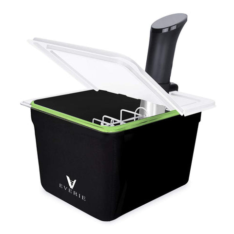 EVERIE bundle demonstrates a complete sous vide setup ready for precise cooking.