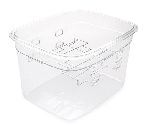 EVERIE ergonomic oval container with thickened lip for carrying
