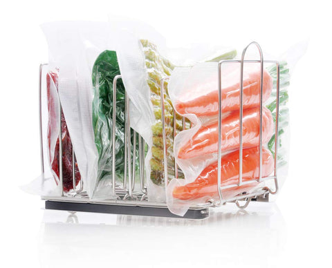 EVERIE 12 Qt sous vide rack compatibility for larger pots and scalable setups.