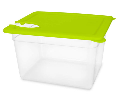 EVERIE stainless steel rack keeps bags organized for even heat