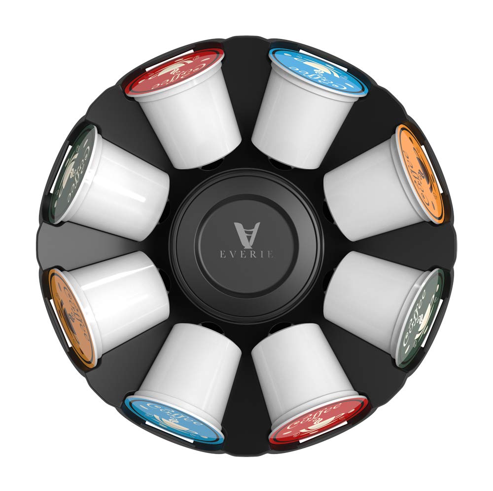 EVERIE space-saving pod carousel fits compact counters and cabinets.