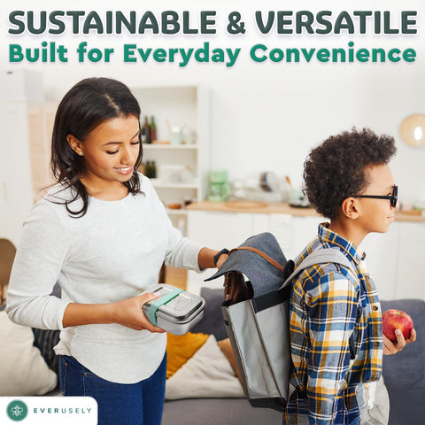 Everusely condiment container included for dressings and sauces