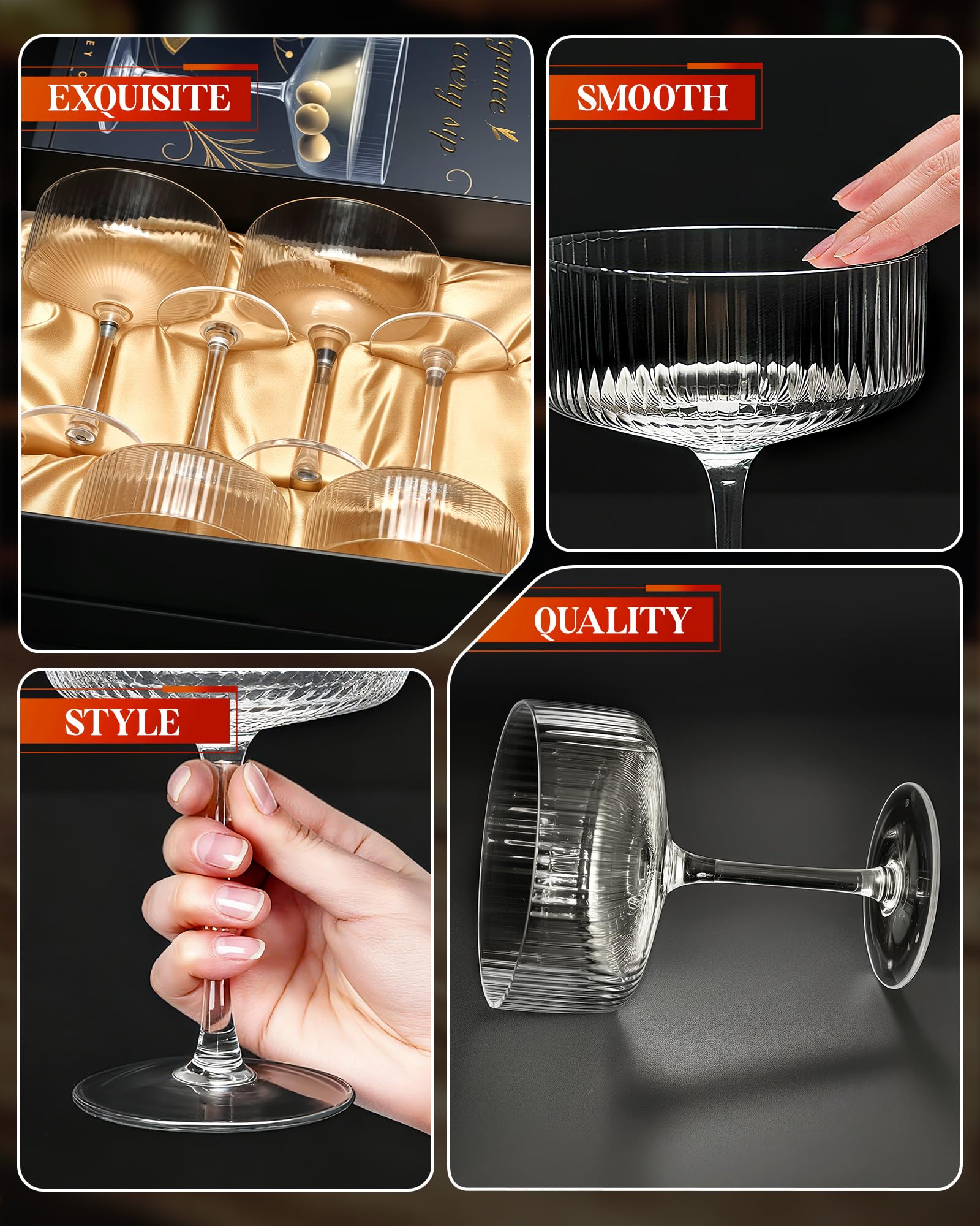 Evoio dessert coupe glass elevates indulgent treats with style