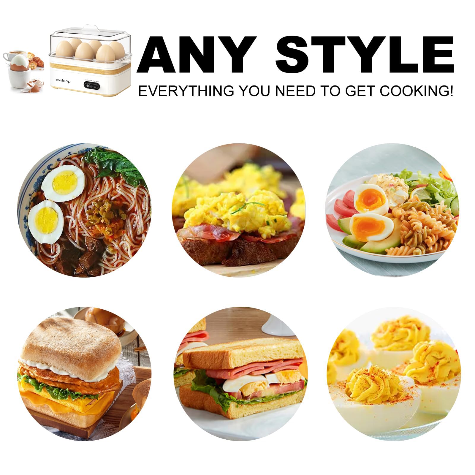 Compact Evoloop design fits dorms, camping, and small kitchens.