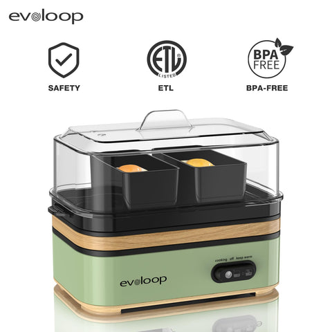 Evoloop auto shut-off for safety during busy mornings.