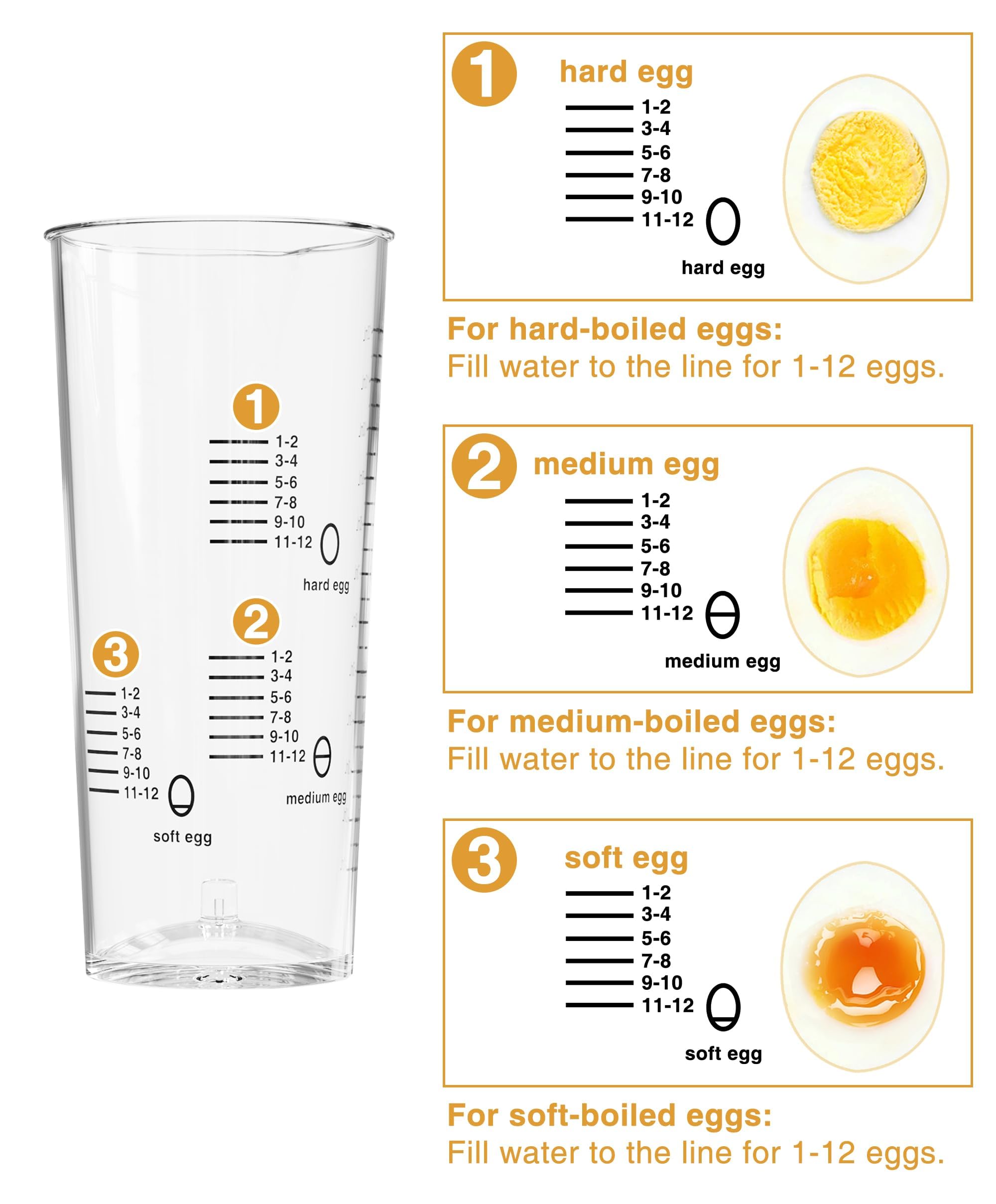 Evoloop Rapid Egg Cooker double-layer design saves space for small kitchens.