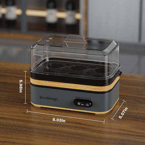Evoloop Rapid Egg Cooker easy-clean design for fast cleanup