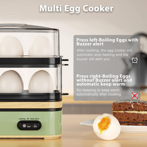 Evoloop Rapid Egg Cooker offers soft and hard boil modes for versatility.