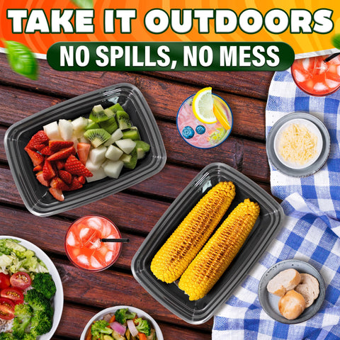 Evrblock durable food-grade plastic for repeated use.