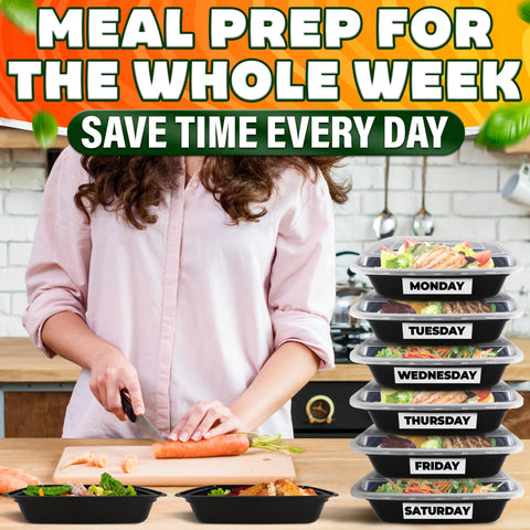 Evrblock portion-control 32oz containers support balanced meals and tracking.