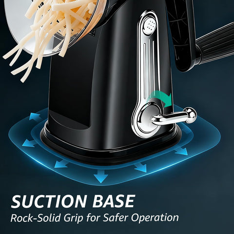 EVUCBEITS hopper and food pusher protect fingers during operation