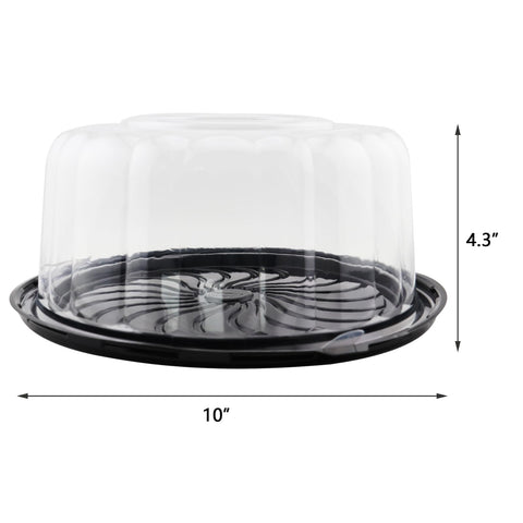 EWAFILU clear dome lids on cake containers showing decorations